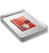 Last Confection 18" x 26" Commercial Grade Baking Sheet Pans, 4 Pack - Aluminum Full-Size Rimmed ...