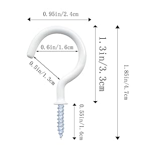 Vinyl Coated Ceiling Hooks