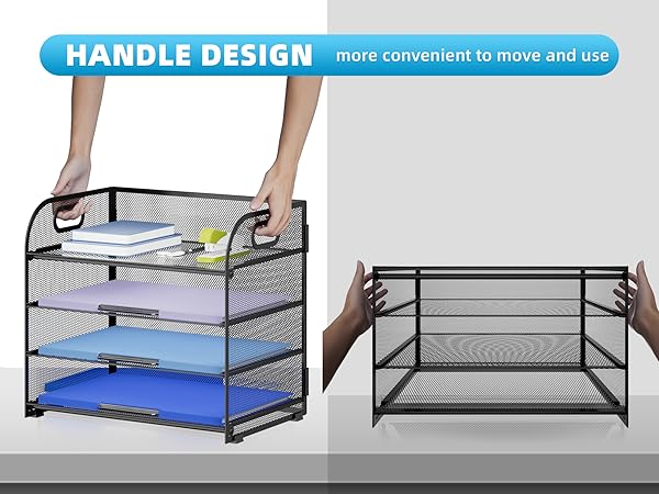desk organizer with handle