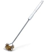FryOilSaver Co, B51C, Deep Fryer Basket Cleaning Brush, High Heat Brush for Commercial Fryer, Rus...