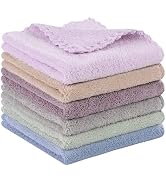 SUNLAND Microfiber Face Cloth Reusable Makeup Remover Facial Cleansing Towel Ultra Soft Face Wash...