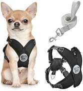 Pawaboo Small Dog Harness and Leash Set, Puppy Harness X-Frame No Pull No Choke, Dog Vest Harness...
