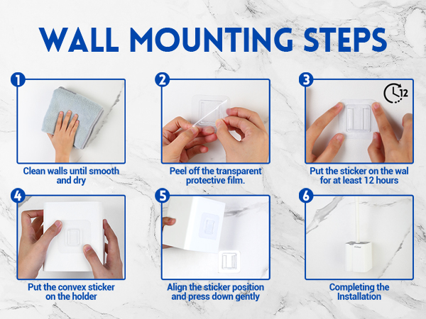 wall mount toilet brush for RV