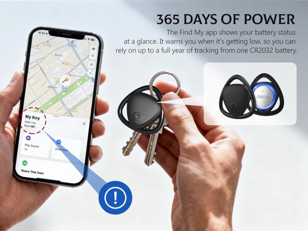replaceable battery up to 1 year life