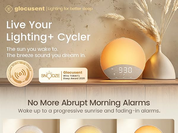 Glocusent N17 sunrise alarm clock