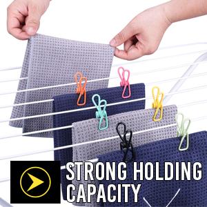 Strong Holding Capacity reusable hang hold grip strong cord tieback curtain hook bounty travel kids