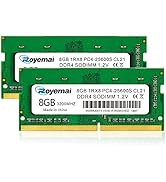 PC4-25600 DDR4 3200 16GB Kit (2x8GB) RAM PC4 25600S 3200MHz 1Rx8 260-pin 1.2V 16G Memory Upgrade ...