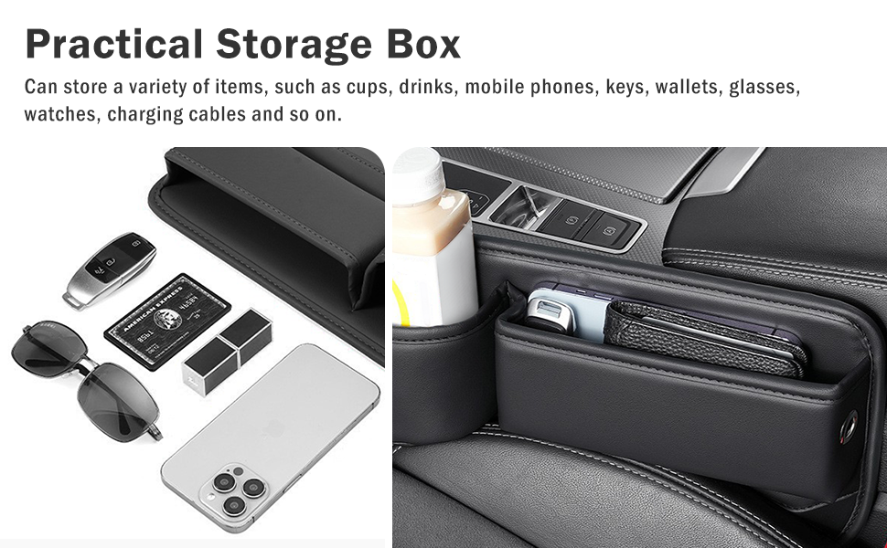 Car Seat Gap Filler Organizer