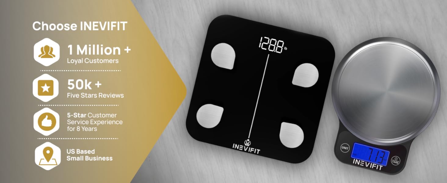 I-BF003 - Bluetooth Smart Body Fat Scale - Premium A+