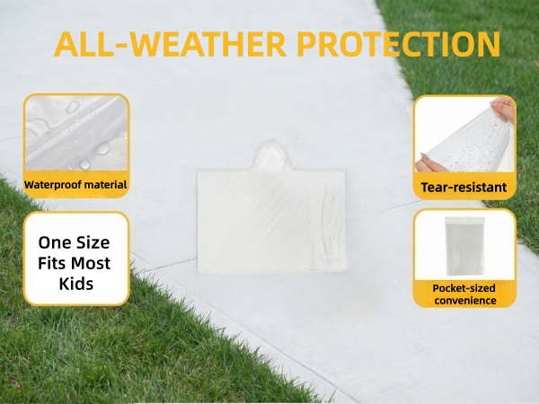 Kids Rain Poncho