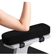 Smiry Ergonomic Office Chair Armrest Pads, Memory Foam Arm Rest Covers, Non-Slip Armrest Cushion ...