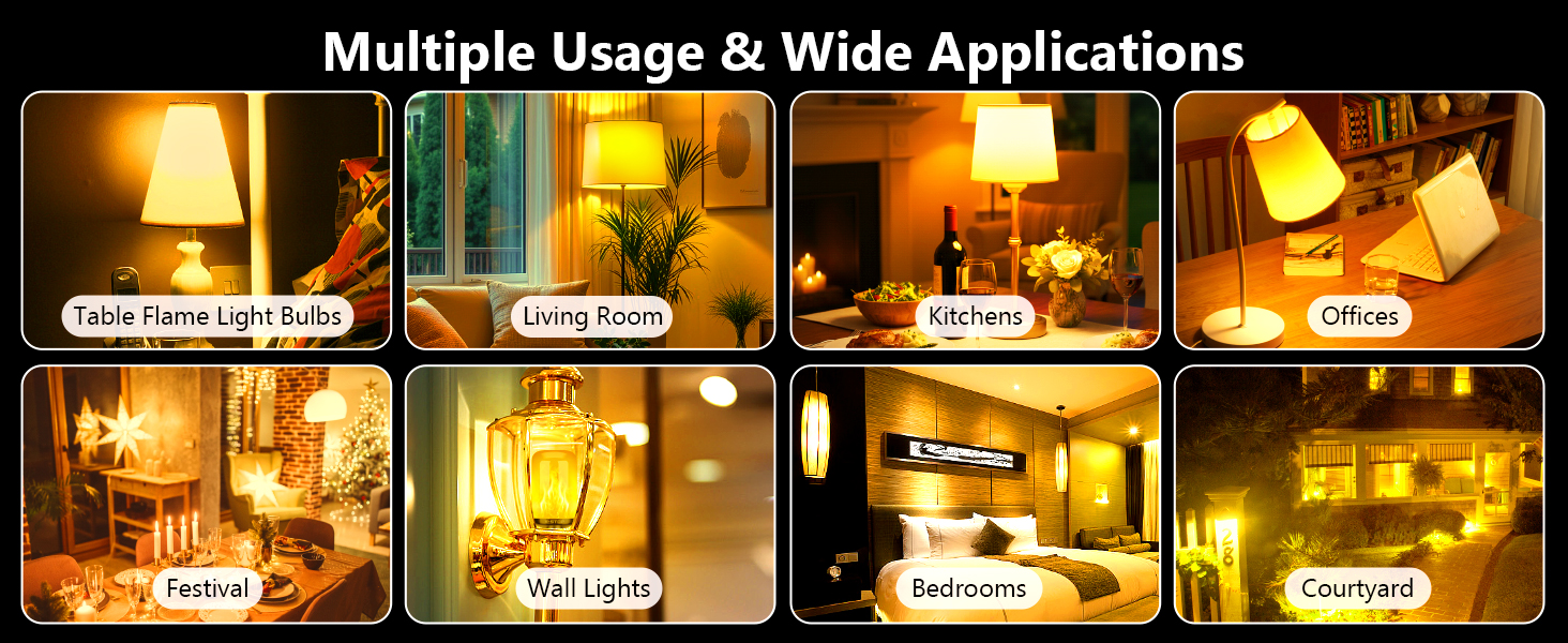flame bulbs