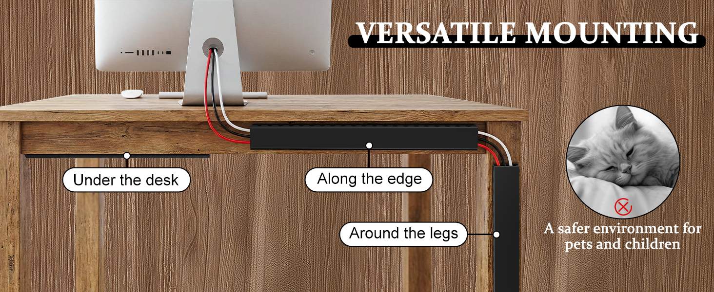 Cable Raceway Wire Covers Under Desk Cable Management