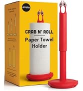 OTOTO Crab N' Roll Paper Towel Holder Countertop Paper Towel Holders - Paper Towels Holder, Paper...