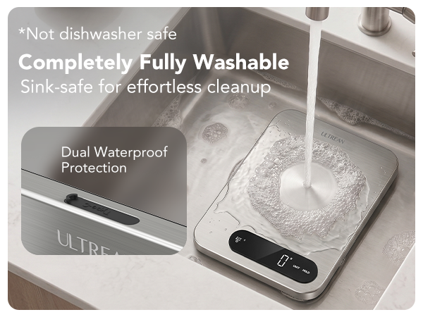 ipx7 waterproof food scale
