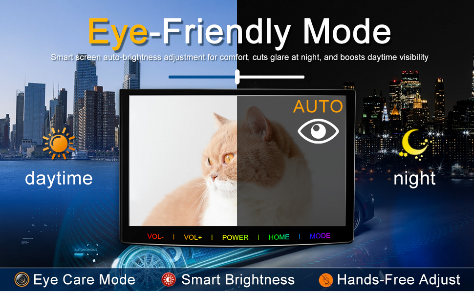 Smart Screen Brightness Adjustment, Adapting to Ambient Light