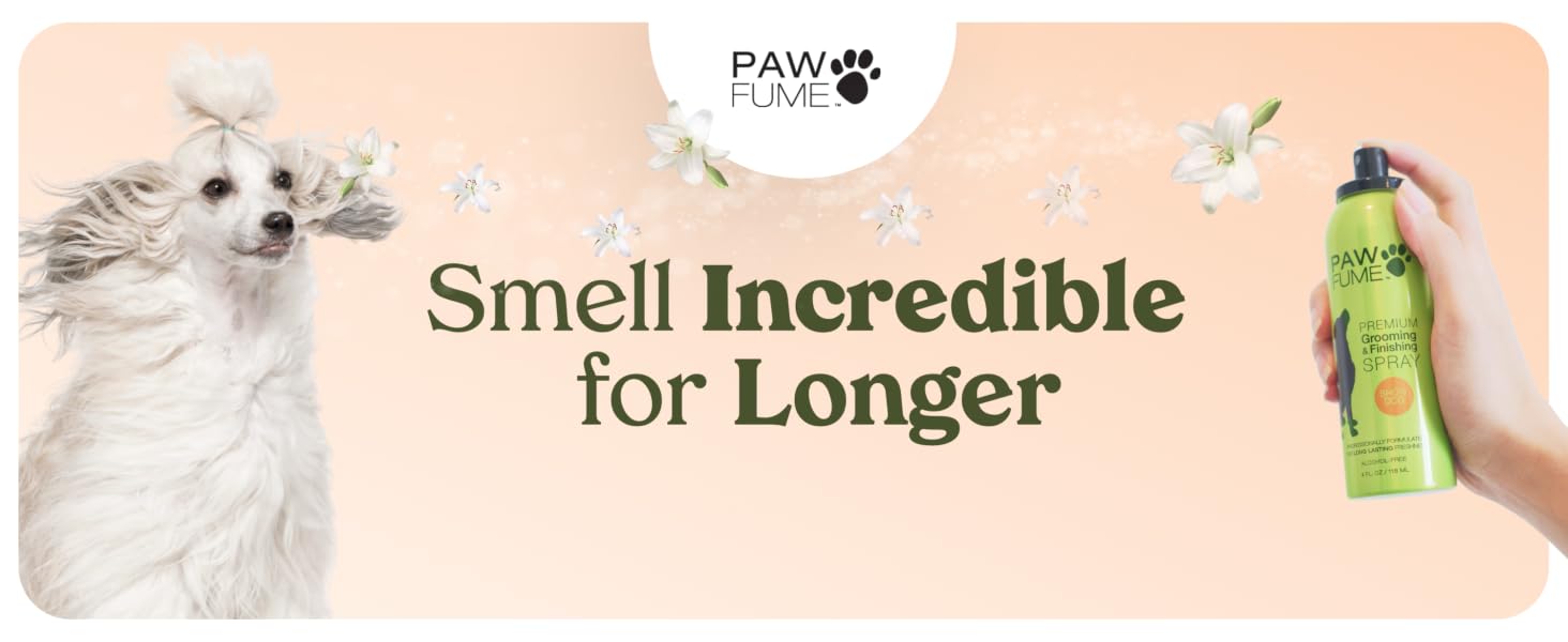 pawfume grooming spray show dog
