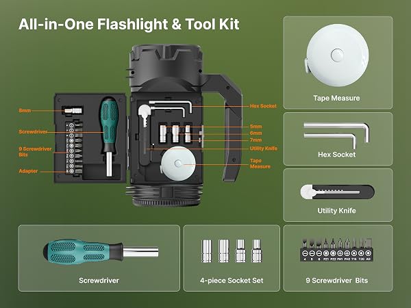 Multi-Tool Flashlight