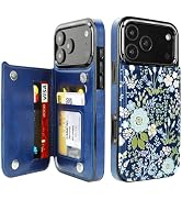 uCOLOR for iPhone 17 Pro Max Wallet Case with Card Holder PU Leather RFID Blocking Design iPhone ...