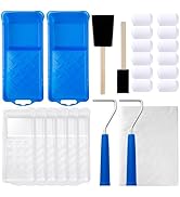 Mister Rui Paint Roller Kit, 25 Pack, 2 Inch Foam Paint Roller, Small Paint Rollers, Paint Roller...