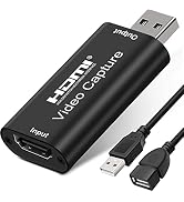 AMZHRLY 4K HDMI to USB 2.0 Video Capture Card 1080P Cam Link Card Game Capture Card Adapter Scree...