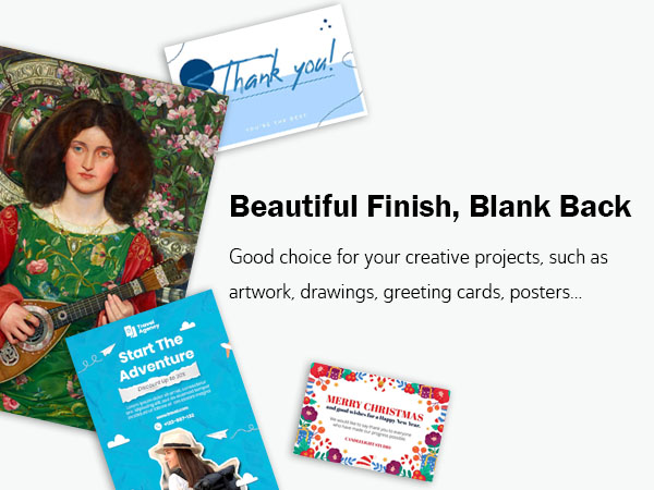 beautfiful finish, blank back