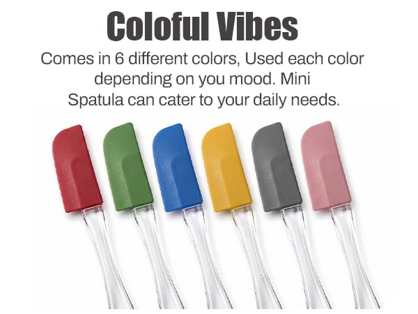B01MV7EHEQ - Mini Silicone Spatulas