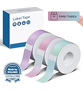 POLONO Genuine P31S Label Maker Tape, Adapted Label Print Paper, Self-Adhesive Label Tape, 14x40m...