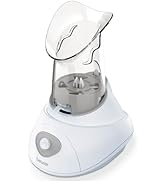 Beurer SI30 Steam Inhaler for Sinus Congestion & Allergies, Drug-Free, Quick 3-5 Minute Setup, Ul...