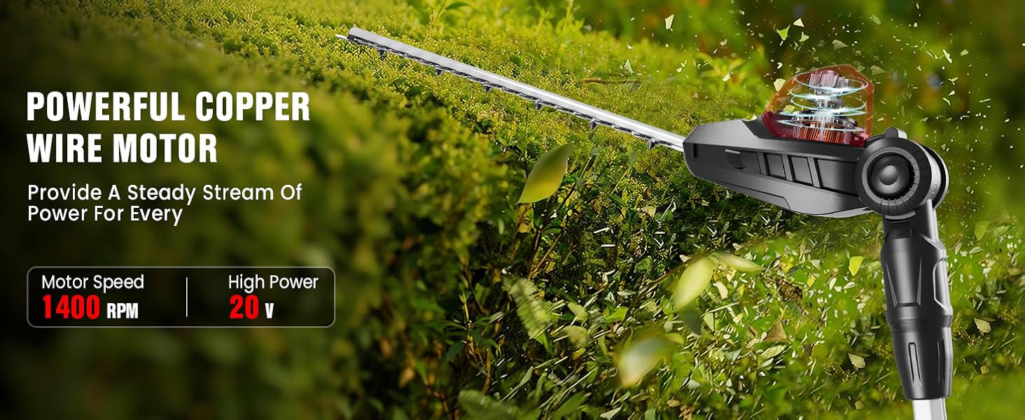 electric hedge trimmer cordless