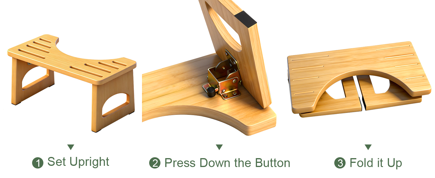 foldable bathroom stool