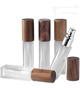 Cryslora Perfume Atomizer, Glass Perfume Container,Travel Bottle Refillable, Empty Portable Leakp...