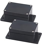 Zulkit Junction Box ABS Plastic Dustproof Waterproof IP65 Universal Electrical Boxes Project Encl...