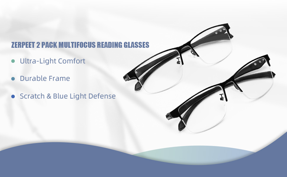 Progressive Multifocal Reading Glasses