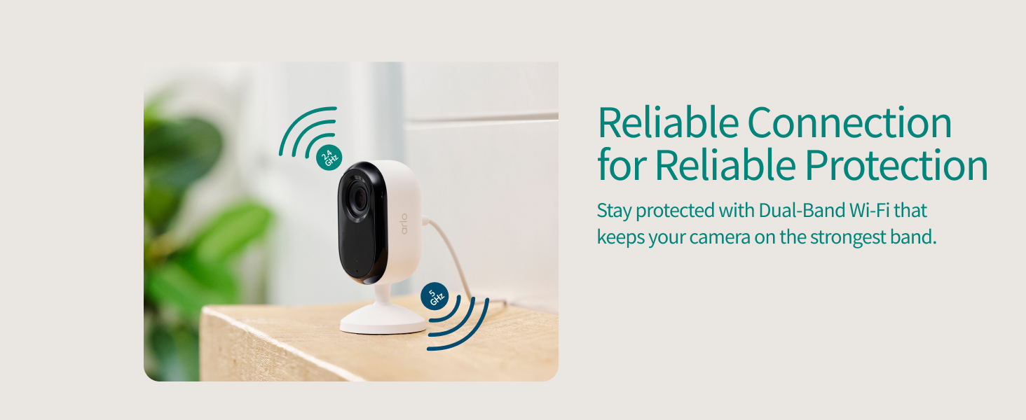 Arlo Essential Indoor Security Camera 2K (3rd Gen)