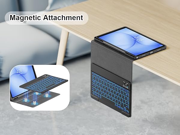 Detachable keyboard for galaxy tab a11+