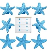 foxwake Starfish Drawer Pulls and Knobs 8Pack Glittery Animal Cabinet Knobs Cute Knobs for Kitche...