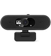 2K Webcam, Compatible with PC/Laptop/Mac, Computer Camera with Low-Light Correction, AI Noise-Can...