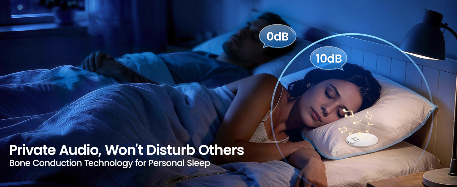 Compact Sleep Aid Bluetooth Speaker