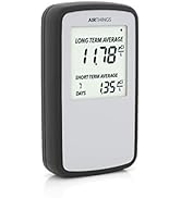 Airthings Corentium Home Radon Detector 223 Portable, Lightweight, Easy-to-Use, (3) AAA Battery O...