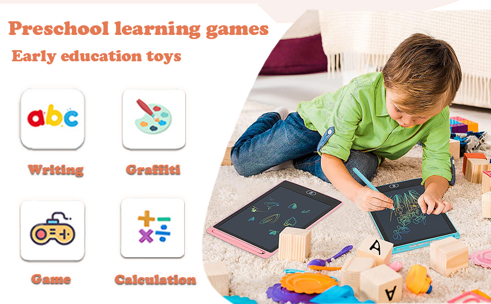 6pc colorful lcd writing tablet (1)