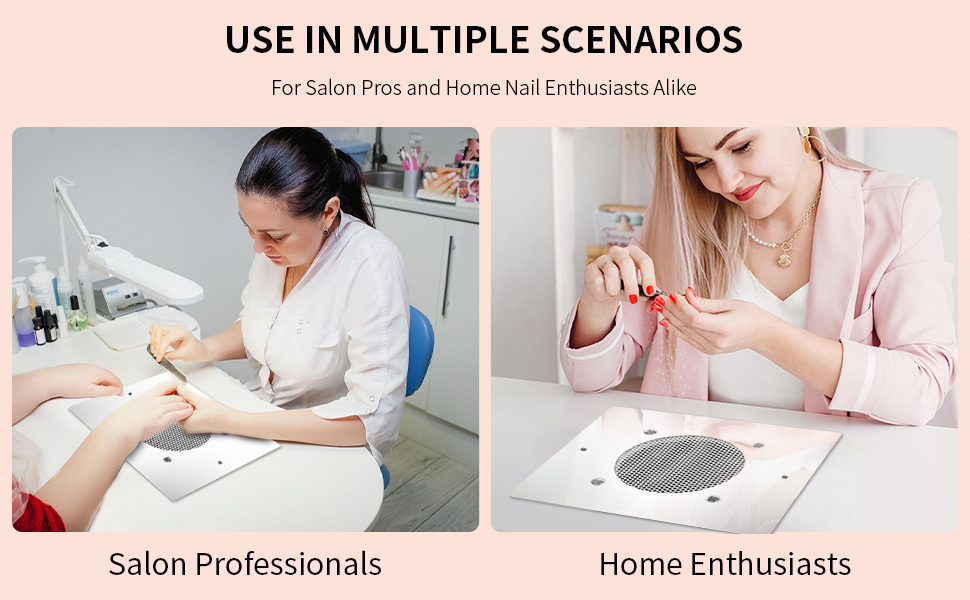 recolector de polvo para uñas