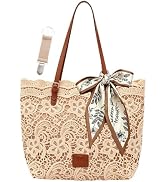 Woven Tote Hobo Bags for Women,Crochet Beach Bag Purse Knitted Shoulder Bag Handbag with Removabl...