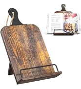 KLM Kitchen Cookbook Stand - Recipe Book Holder for Cooking, Organising and Storage - Perfect Hom...