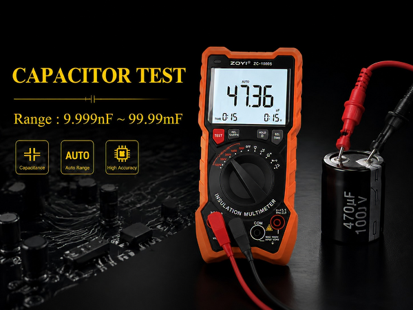2 in 1 Megohmmeter Multimeter Ohm Meter