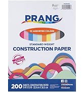 Prang (Formerly Art Street) Standard Weight Construction Paper, 10 Assorted Colors, 9