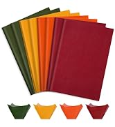JarThenaAMCS Fall Tissue Paper Autumn Gift Wrapping Papers, 14 x 20 Inch | 60 Sheets, Brown Orang...