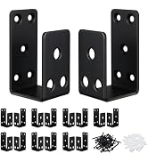 16Pack 2x4 Door Barricade Brackets,Heavy Duty Door Security Bar Brackets,Open Security Bar Holder...