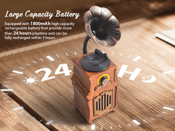 1800mAh long-life battery