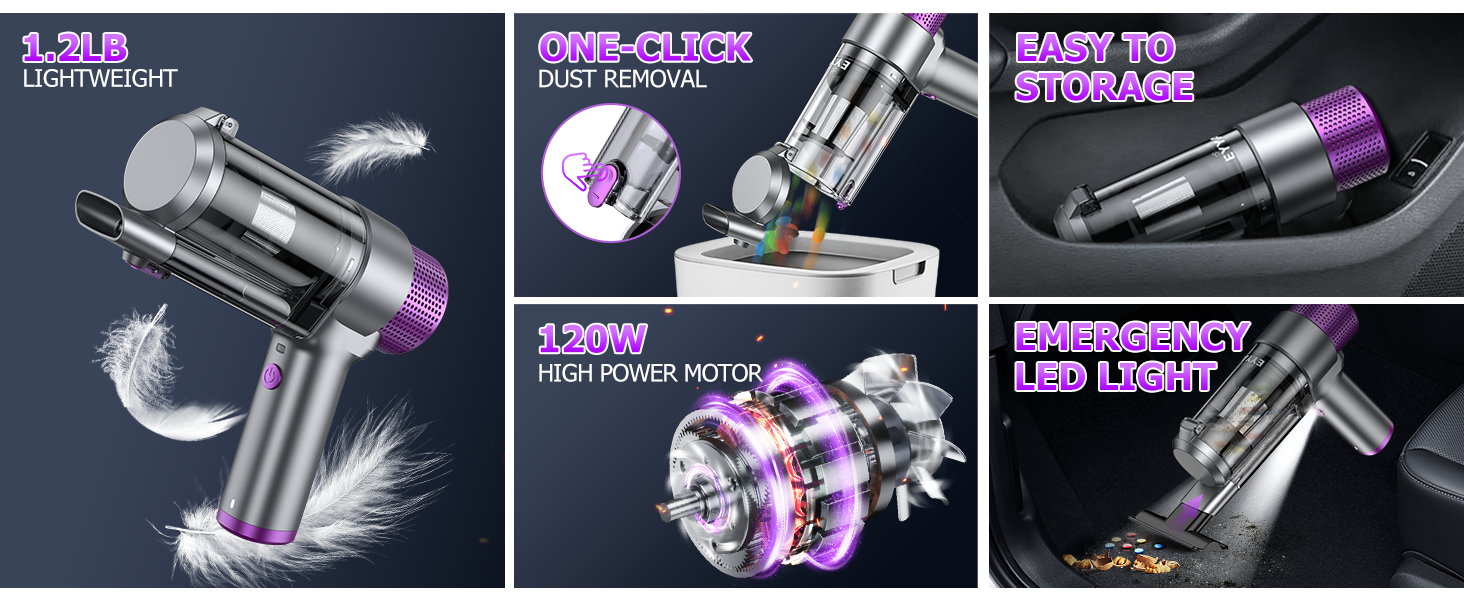 cordless car vacuum cleaner high power